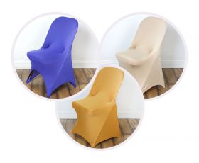 Spandex Fitted Folding Chair Covers - 50 Pieces