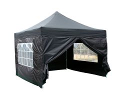 10' x 10' Premium Pop-Up Party Tent - Black