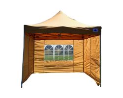 10' x 10' Deluxe Pop-Up Party Tent - Tan