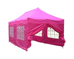 10' x 20' Premium Pop-Up Party Tent - Pink