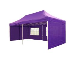10' x 20' Premium Pop-Up Party Tent - Purple