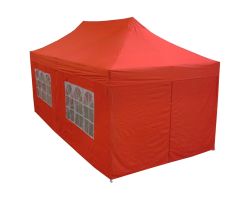 10' x 20' Premium Pop-Up Party Tent - Red
