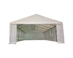 32' x 16' Heavy Duty Carport Shelter - White