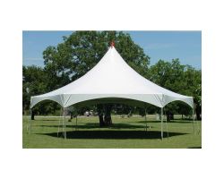 40' X 40' Hexagonal High Peak Commercial Frame Tent