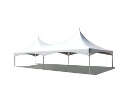 20' X 30' Commercial Twin Tube High Peak Tent - White