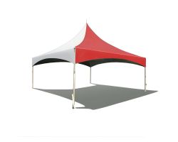20' X 20' Commercial High Peak Tent - Red Solid