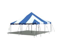 20' X 20' Commercial Aluminum Pole Tent - Blue