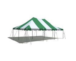 20' X 30' Commercial Aluminum Pole Tent - Green