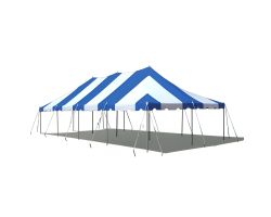 20' X 40' Commercial Aluminum Pole Tent - Blue