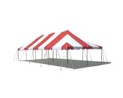 20' X 40' Commercial Aluminum Pole Tent - Red