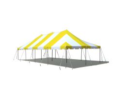 20' X 40' Commercial Aluminum Pole Tent - Yellow