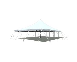 30' X 40' Commercial Aluminum Pole Tent - White