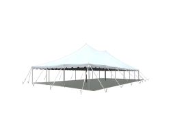30' X 60' Commercial Aluminum Sectional Pole Tent - White