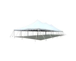 30' X 100' Aluminum Sectional Pole Tent - White