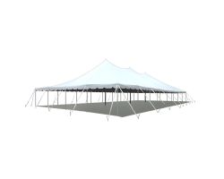 40' X 100' Commercial Aluminum Pole Tent - White