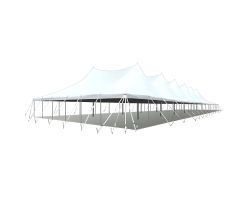 60' X 150' Commercial Aluminum Pole Tent - White