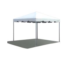10' X 10' PE Commercial Steel Frame Tent - White