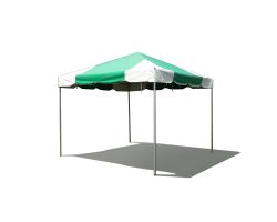 10' X 10' PVC Commercial Steel Frame Tent - Green