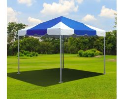 10' X 10' Commercial Aluminum Frame Tent - Blue
