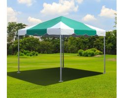 10' X 10' Commercial Aluminum Frame Tent - Green