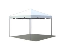 10' X 10' Commercial Aluminum Frame Tent - White