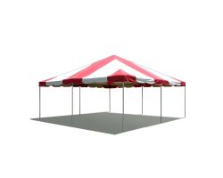 20' X 20' Commercial Aluminum Frame Tent - Red