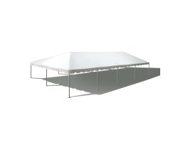 30' X 60' Twin Tube Aluminum Frame Tent - White