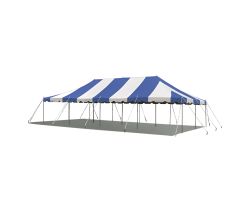 20' X 40' Commercial Steel Pole Tent - Blue