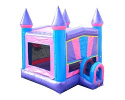 Modular Inflatable Bounce House, Pink Castle