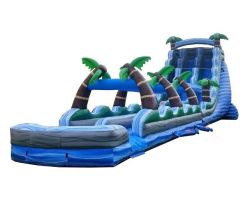 Double Lane Inflatable Water Slip n' Slide, Tropical Marble