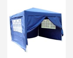 10' x 10' Basic Pop-Up Party Tent - Navy Blue