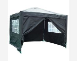 10' x 10' Basic Pop-Up Party Tent - Black