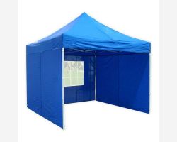 10' x 10' Deluxe Pop-Up Party Tent - Blue