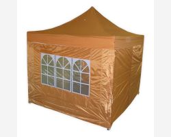 10' x 10' Deluxe Pop-Up Party Tent - Burnt Orange