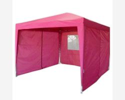 10' x 10' Basic Pop-Up Party Tent - Pink