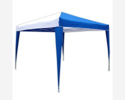 10' x 10' Basic Pop-Up Party Tent - Blue and White