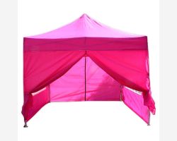 10' x 10' Deluxe Pop-Up Party Tent - Pink