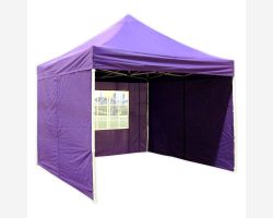 10' x 10' Deluxe Pop-Up Party Tent - Purple
