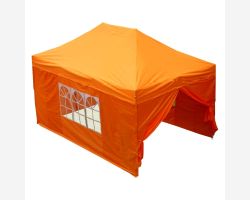 10' x 15' Deluxe Pop-Up Party Tent - Orange