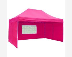 10' x 15' Deluxe Pop-Up Party Tent - Pink