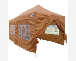 10' x 20' Deluxe Pop-Up Party Tent - Burnt Orange