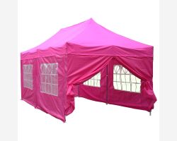 10' x 20' Deluxe Pop-Up Party Tent - Pink