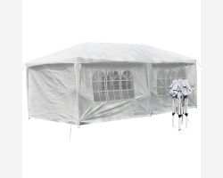 10' X 20' Easy Pop Up Party Tent With Side Walls