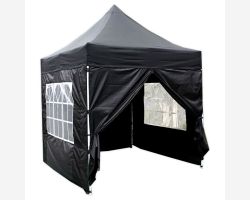 8' x 8' Basic Pop-Up Tent - Black