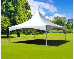 20' X 20' Commercial High Peak Tent - White