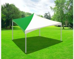 20' X 20' Commercial High Peak Tent - Green Solid