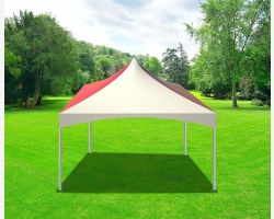 20' X 20' Commercial High Peak Tent - Red Solid