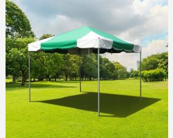 10' X 10' PVC Commercial Steel Frame Tent - Green
