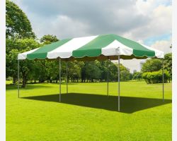 10' X 20' PVC Commercial Steel Frame Tent - Green