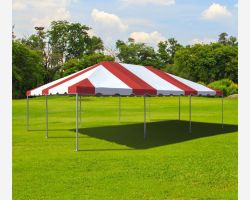 20' X 30' Commercial Aluminum Frame Tent - Red